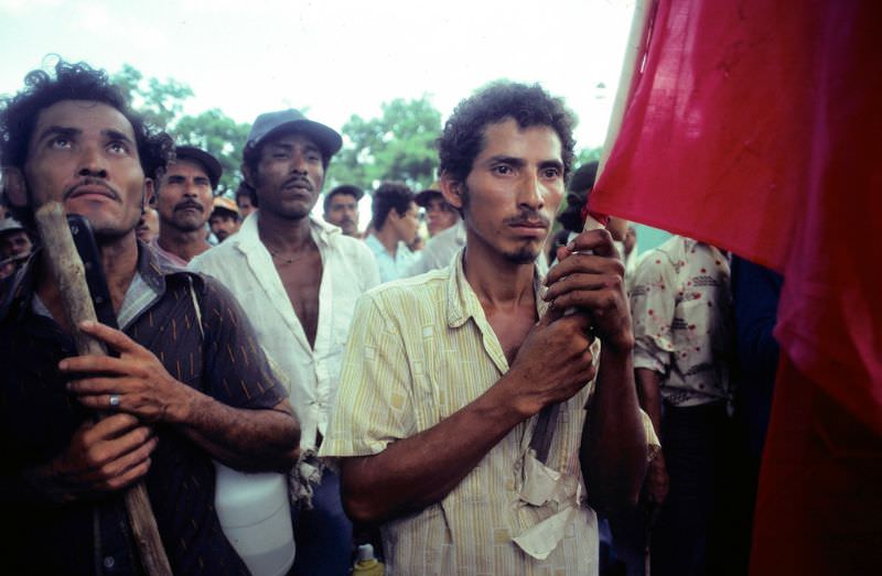 Peasants political rally, Estelí, Nicaragua, 1979