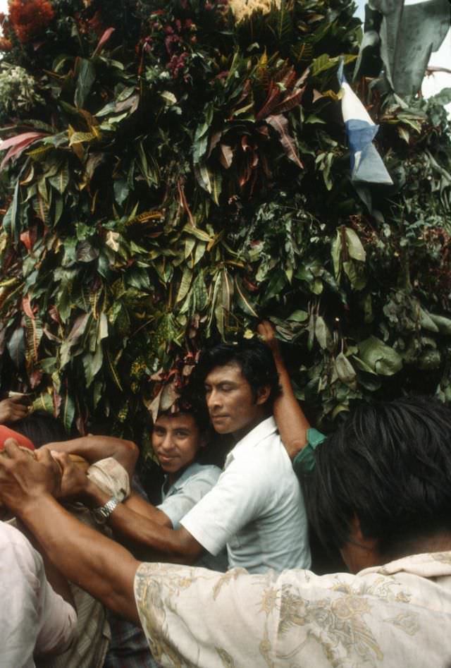 The procession, Masaya, Nicaragua, 1979