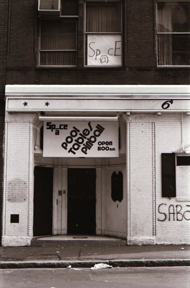 The Space, Financial Zone, Boston, 1979