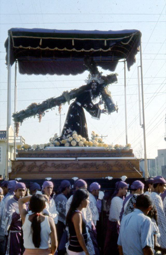 Good Friday Procession, Sonsonate, 1977