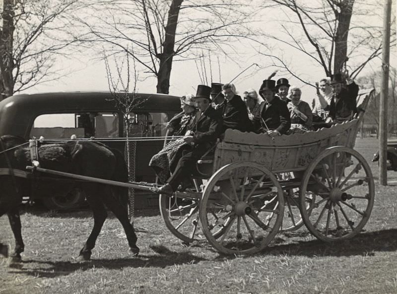 Stunning Photos of a Peasant Wedding in Schermer in old West Frisian Style, 1942