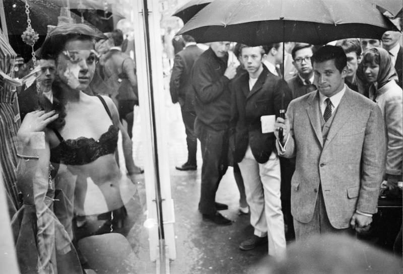 Women Fashion Boutique who Hired Models as Living Mannequins on London's Carnaby Street, 1966