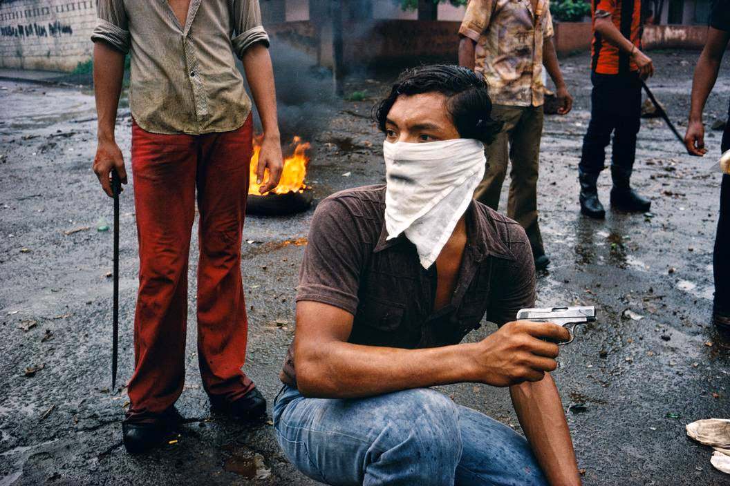 Street fighter, Managua, 1979