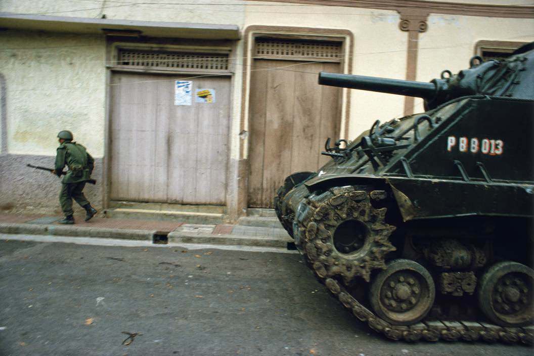 National Guard entering Esteli, 1970s