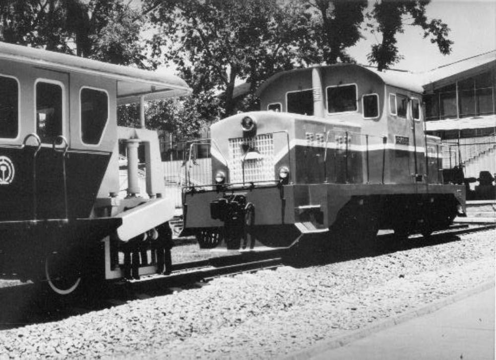 Trains made by Kim Jong Tae Electric Locomotive Factory, Pyongyang, North Korea, June 1972