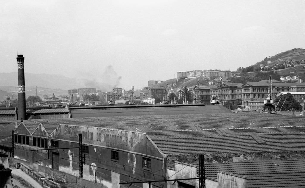 Alameda Street, Bilbao, Vizcaya, Spain, 1967.