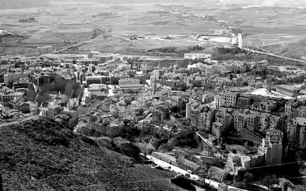 View of Cuenca, Spain, 1965.