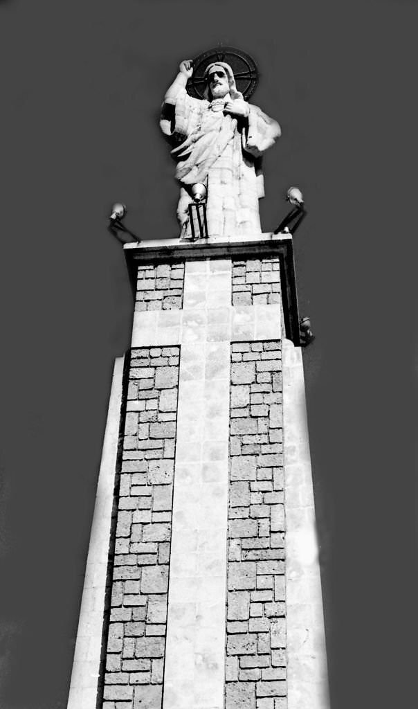 Monument to the Sacred Heart of Jesus, Cuenca, Spain, 1965.