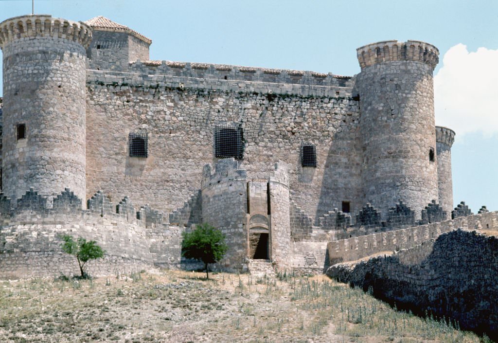 Castle of Belmonte, 1965, Cuenca, Castilla La Mancha, Spain.