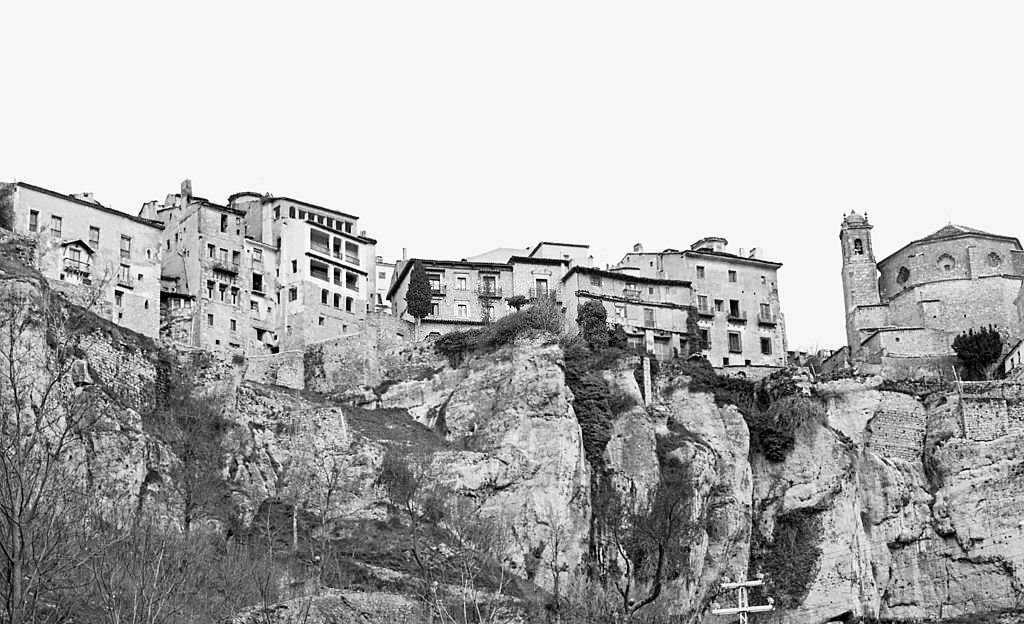 The 'hanging houses' of Cuenca, 1965