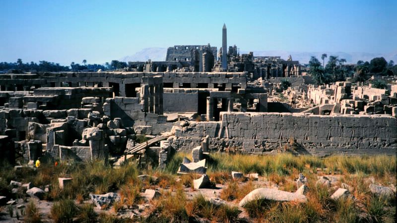 Karnak temple complex ruins, Luxor, Egypt