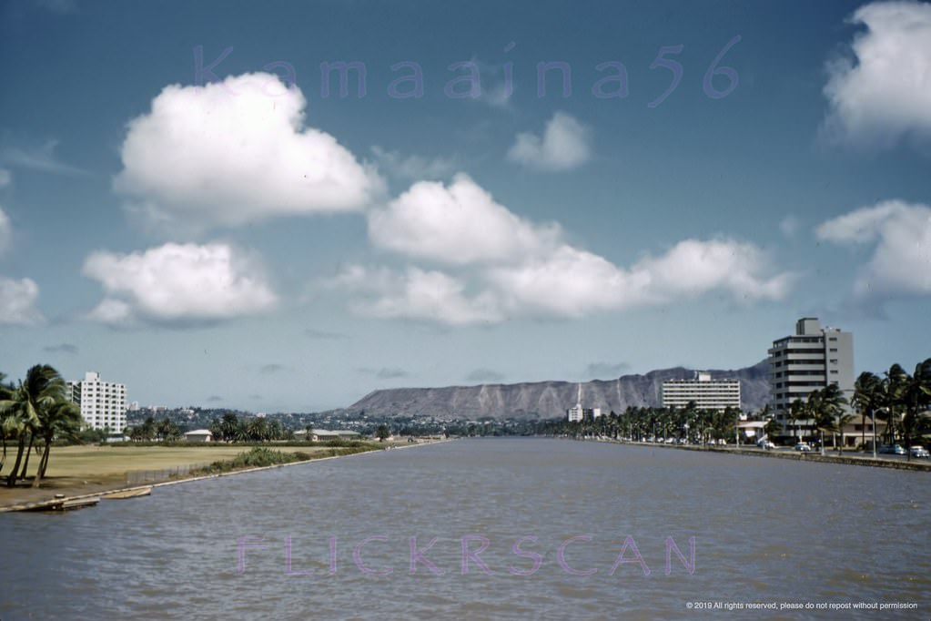 Ala Wai Canal Honolulu, 1961