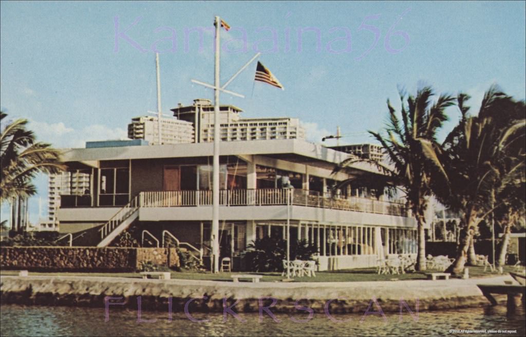 Hawaii Yacht Club Ala Wai, 1965