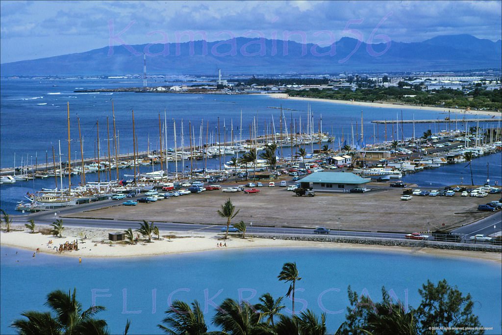 Ala Wai Harbor Birdseye, 1961