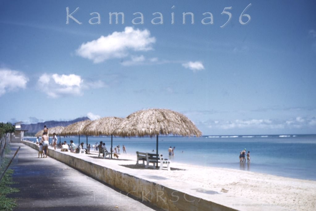 Ala Moana Beach Park Sand, 1950s