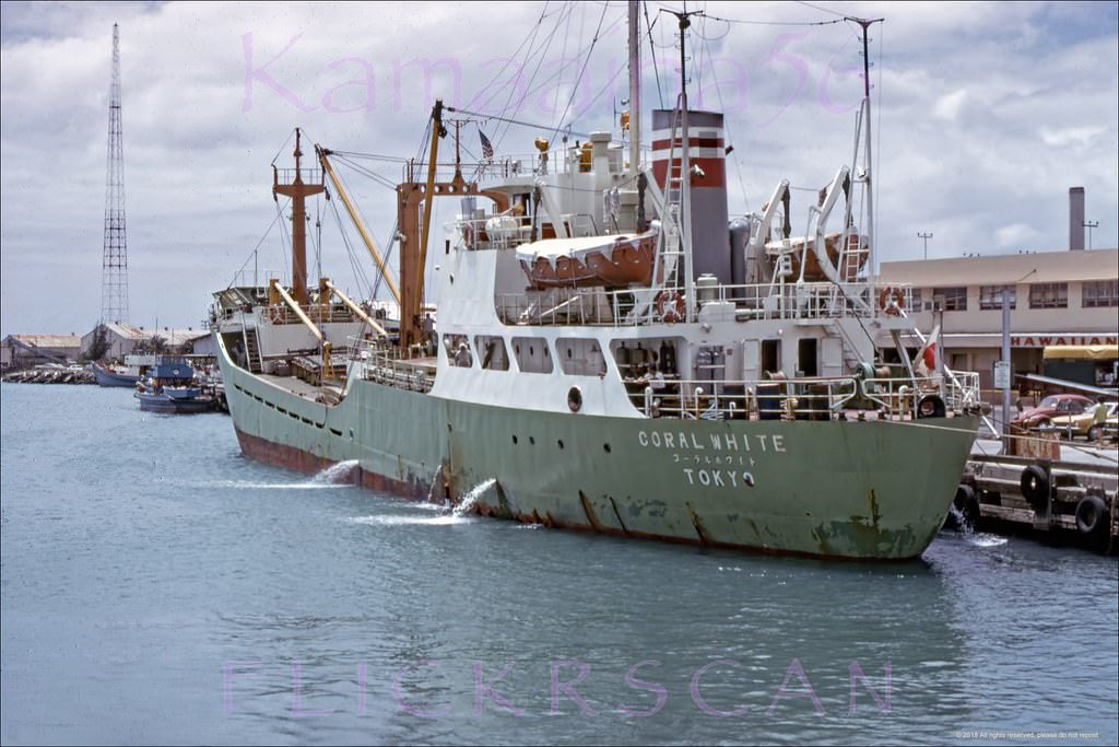 Trawler Coral White Kewalo, 1974