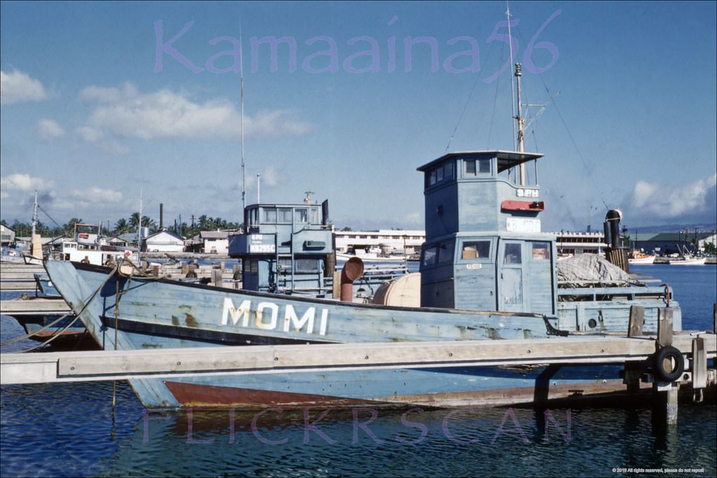 Kewalo Aku Boats Honolulu, 1960