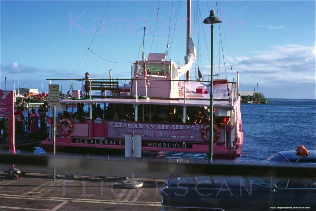 Sunset Dinner Sail Kewalo, 1962