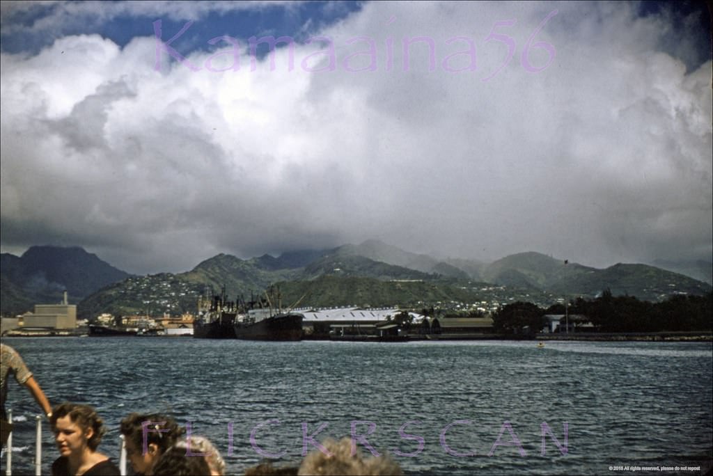 Ft Armstrong Honolulu Harbor, 1955