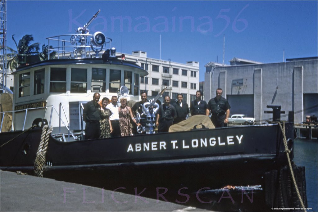 Fireboat Honolulu Harbor, 1950s