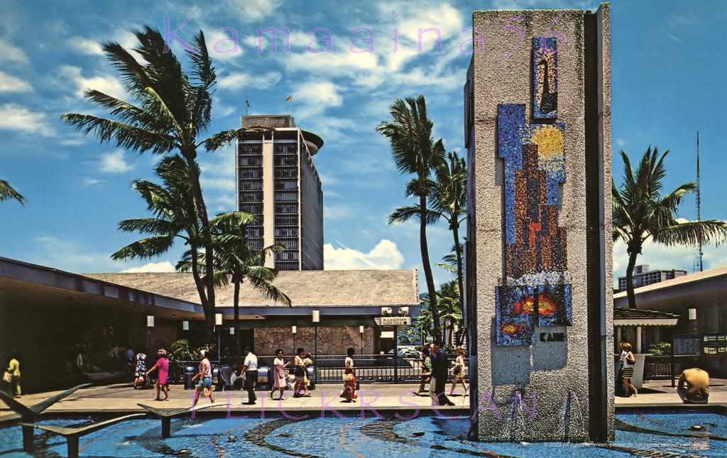 Ala Moana Fountain of Gods, 1960s