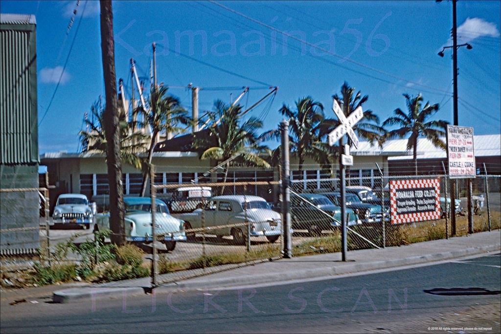 Nimitz Hwy Honolulu Harbor, 1950s.