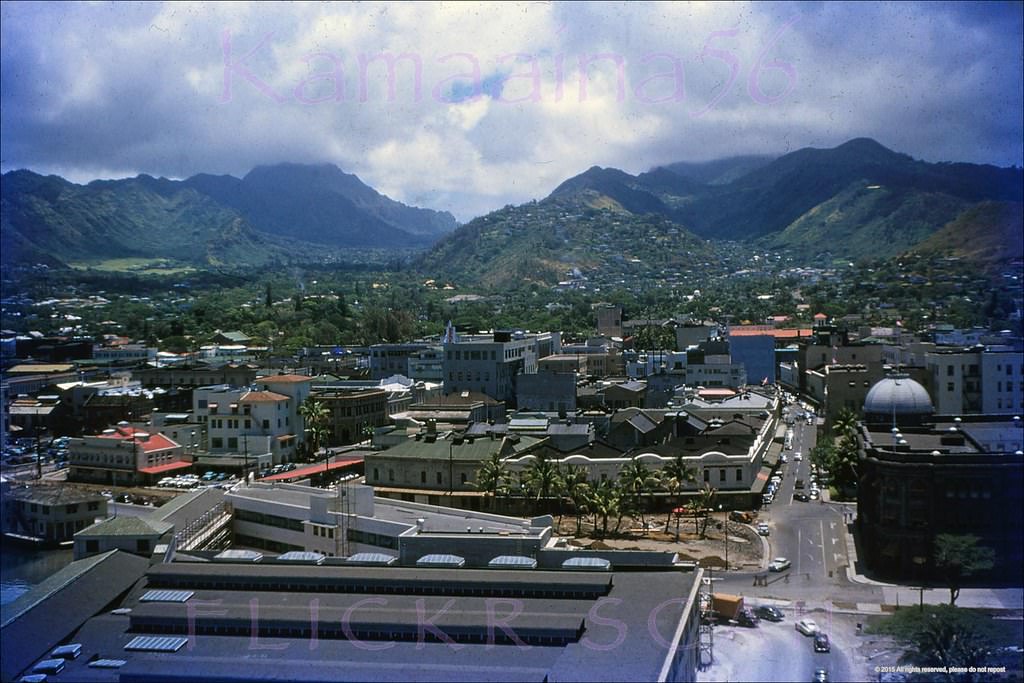 Honolulu Downtown BEV, 1952.