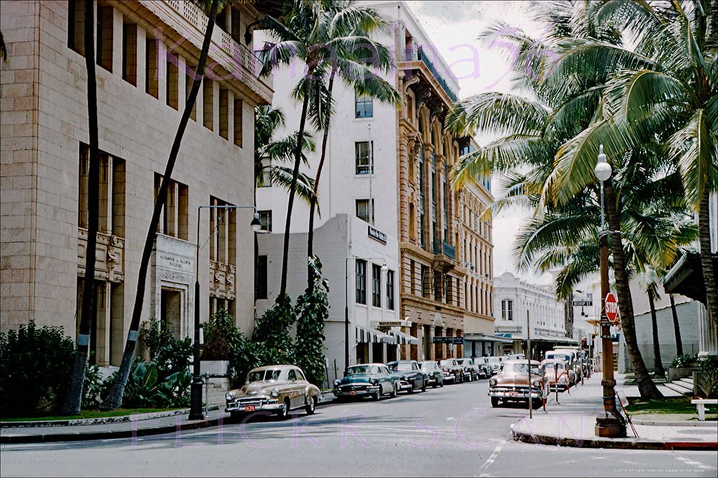 Merchant at Bishop Honolulu, 1957.