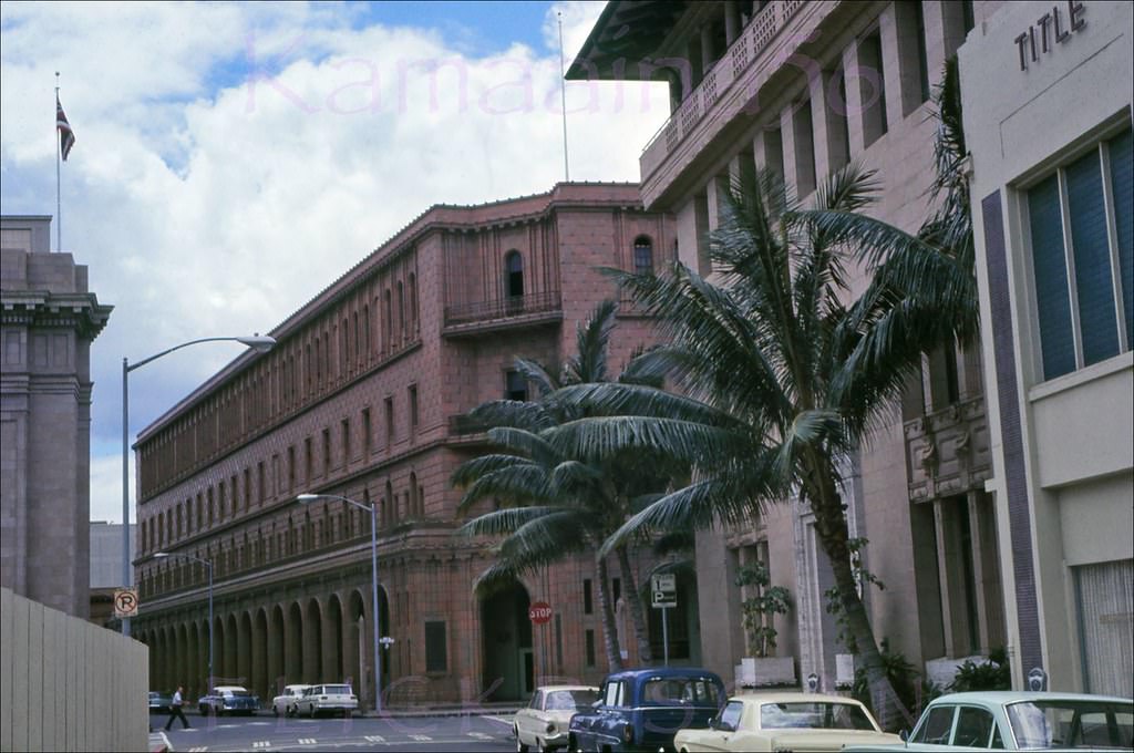 Merchant Street at Bishop, 1966.