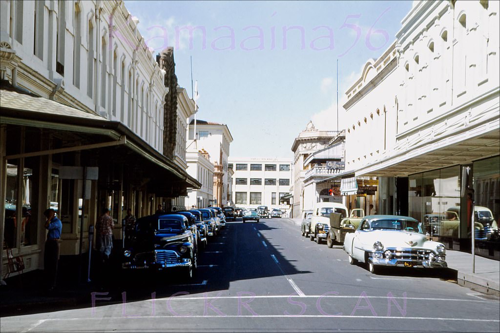 Merchant Street Honolulu, 1953