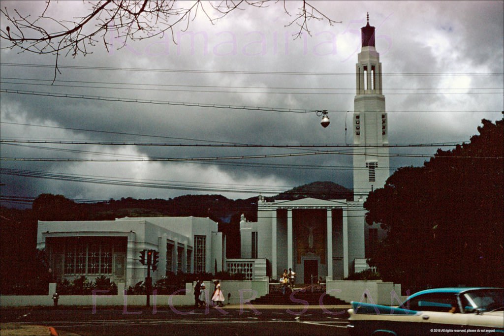 Cloudy Mauka Beretania, 1957.