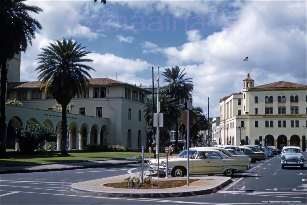 Merchant Street Honolulu, 1960.