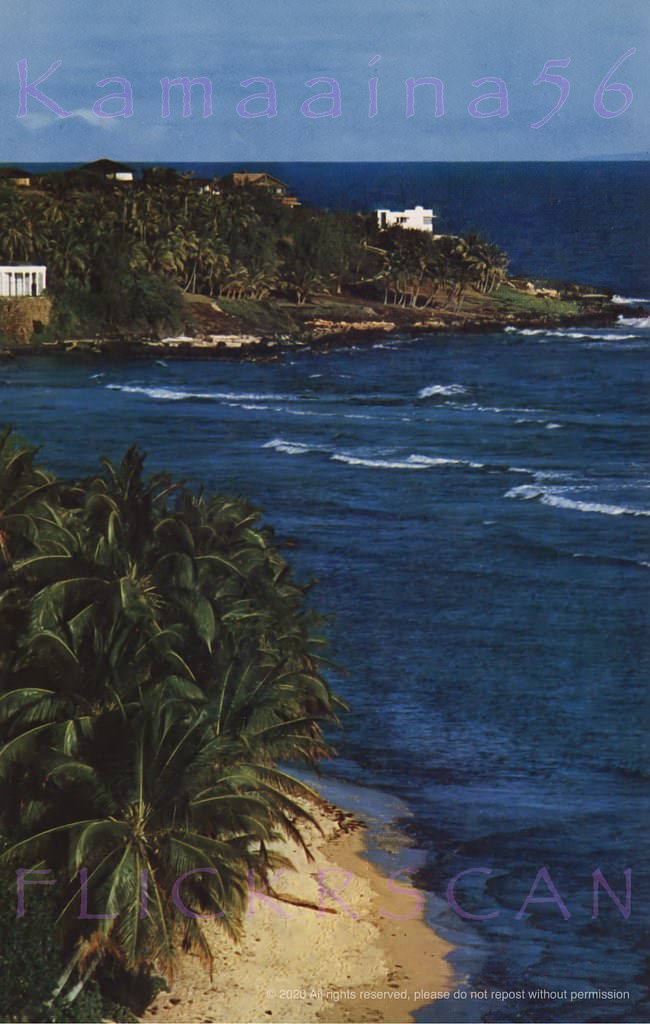 Black Point Kaalawai Beach, 1950s.