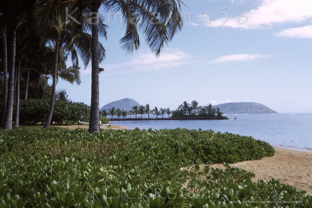 Kahala Hilton Beachfront, 1968.