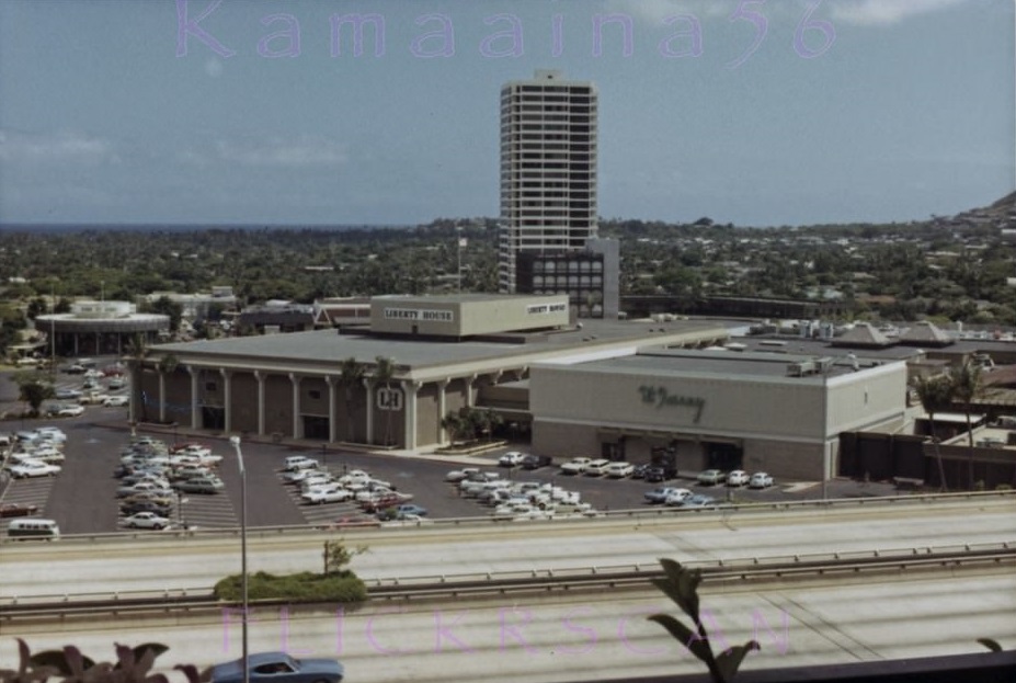 Kahala Mall Birdseye, 1971.