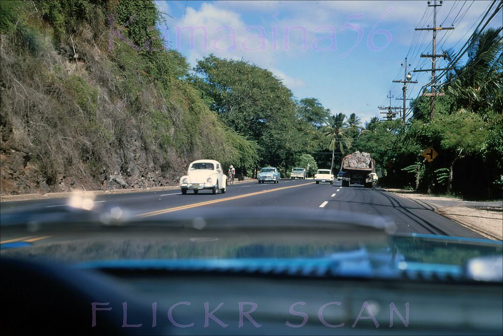 Kalanianaole Hwy East Oahu, 1968.