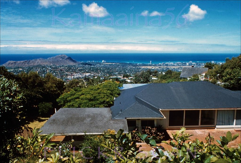 Waikiki from Wilhelmina Rise, 1962