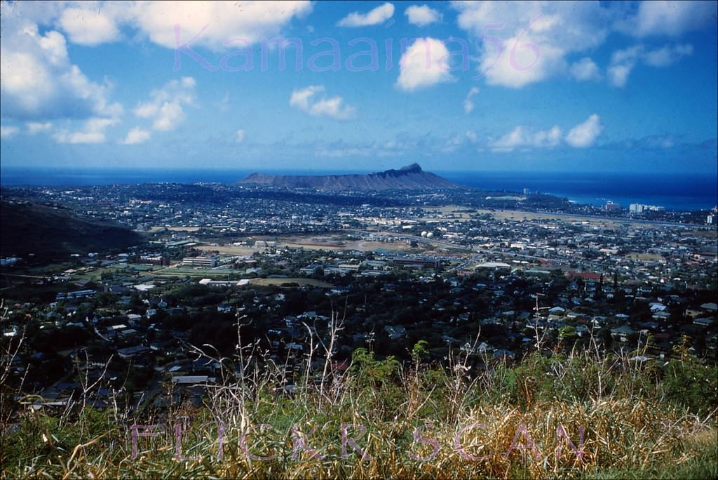 Manoa from Round Top, 1959