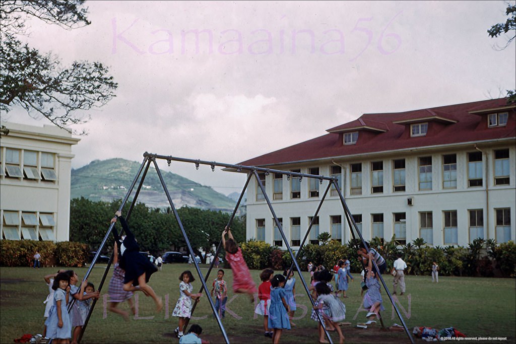 Kaahumanu School Honolulu, 1952