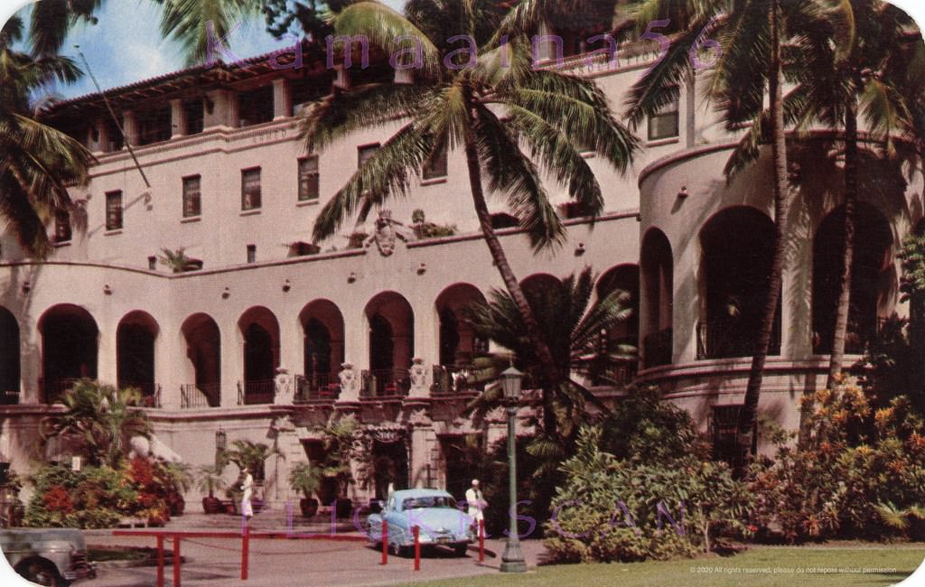 Army Navy YMCA Honolulu, 1950s.