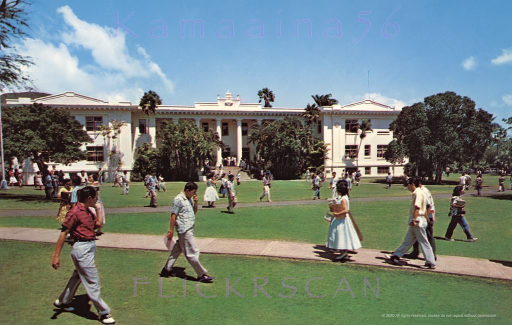 Hawaii Hall UH Manoa, 1961