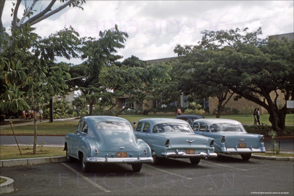 The University of Hawaii’s Manoa Valley Campus in Honolulu, 1950s