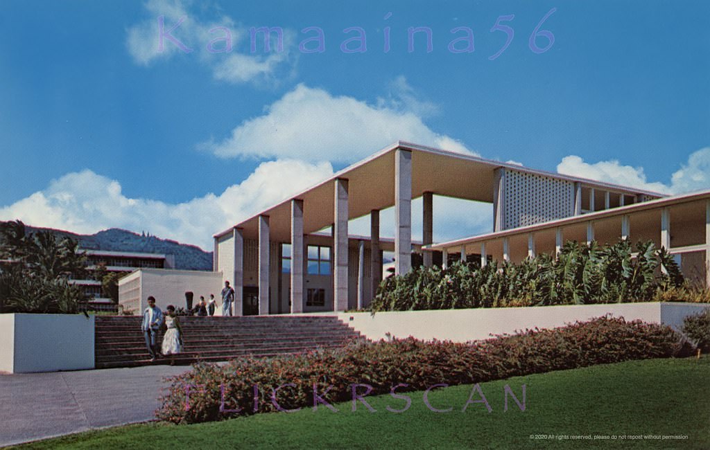 Admin Building UH Manoa, 1950s