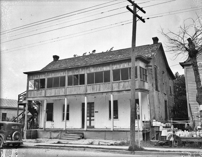 Crown over Residence on North Flores Street, 1941