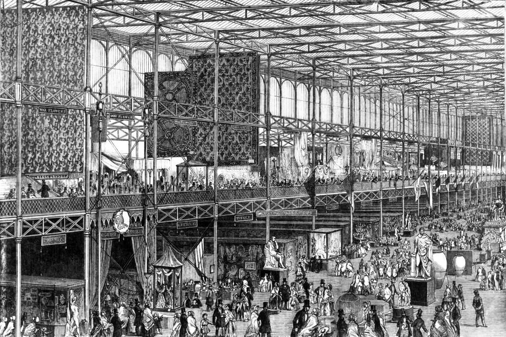 The Great Exhibition of 1851 which displayed Wonders and Inventions ...