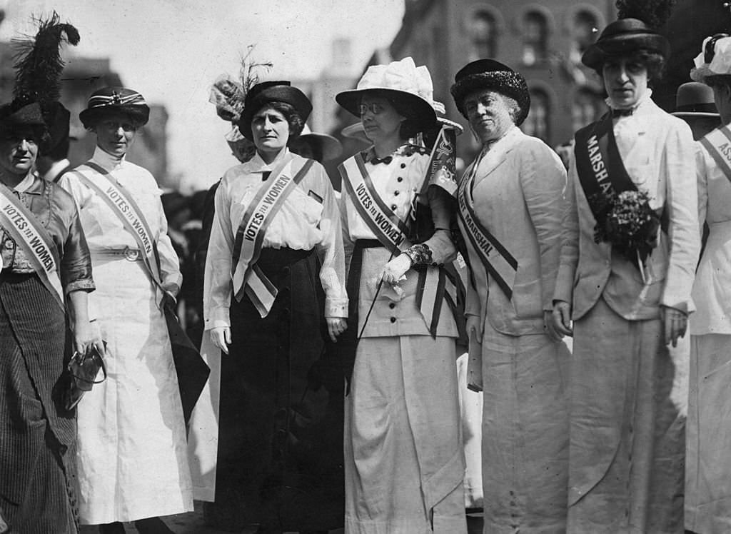 Literary Suffragettes, 1913.