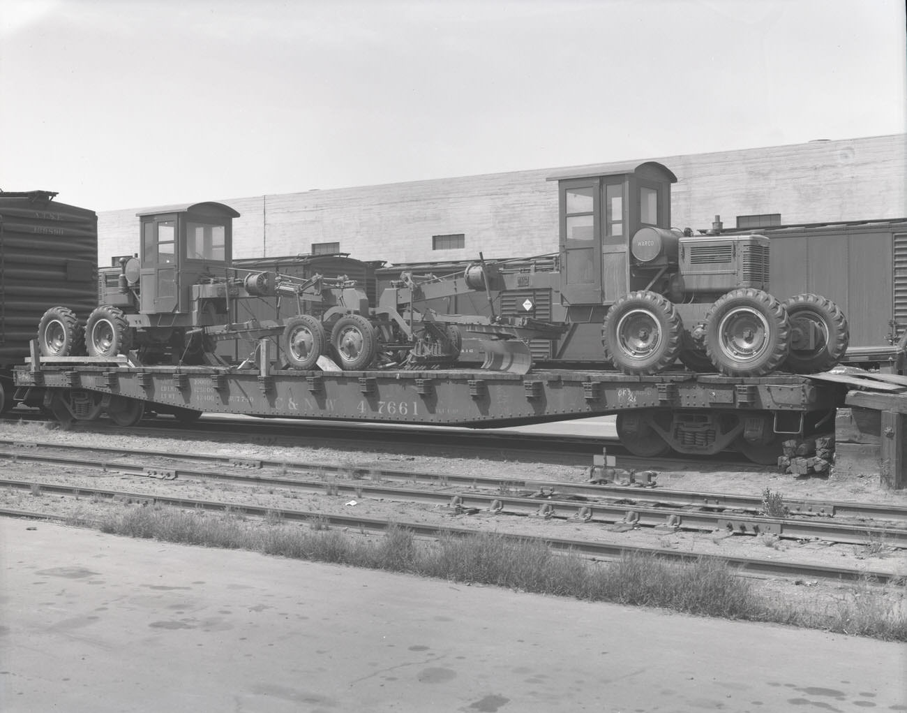 Mining Equipment on Railroad Car, 1942