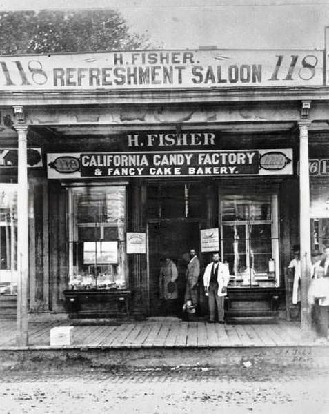 H. Fisher Refreshment Saloon, 1870s