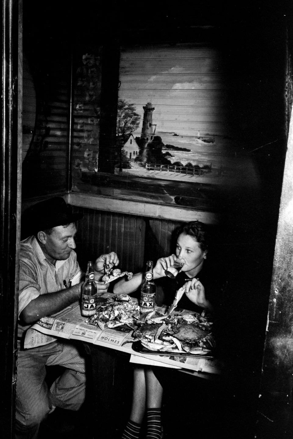 A Friday night at Danos’ Night Club, Louisiana, in 1938 by Russell Lee