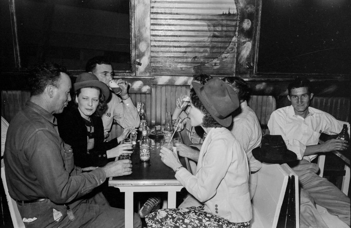 A Friday night at Danos’ Night Club, Louisiana, in 1938 by Russell Lee